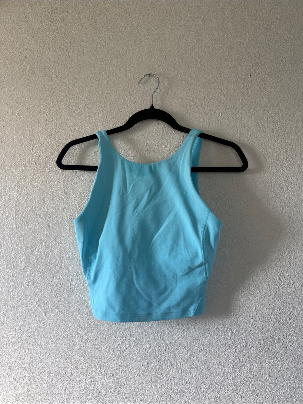 lululemon Align High-Neck Tank Top size 8 color Cyan Blue